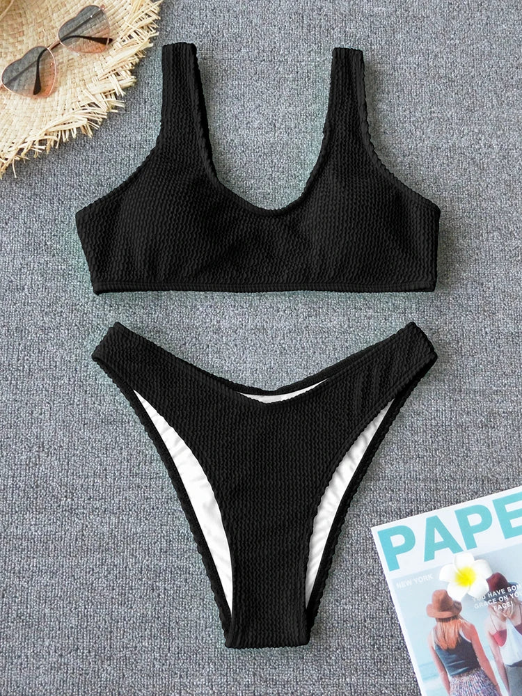 Sexy Bikini 2026 Swimsuit Women Swimwear Push Up Bikini Set Thong Brazilian Bathing Suit Beach Wear Biquini Bather Female
