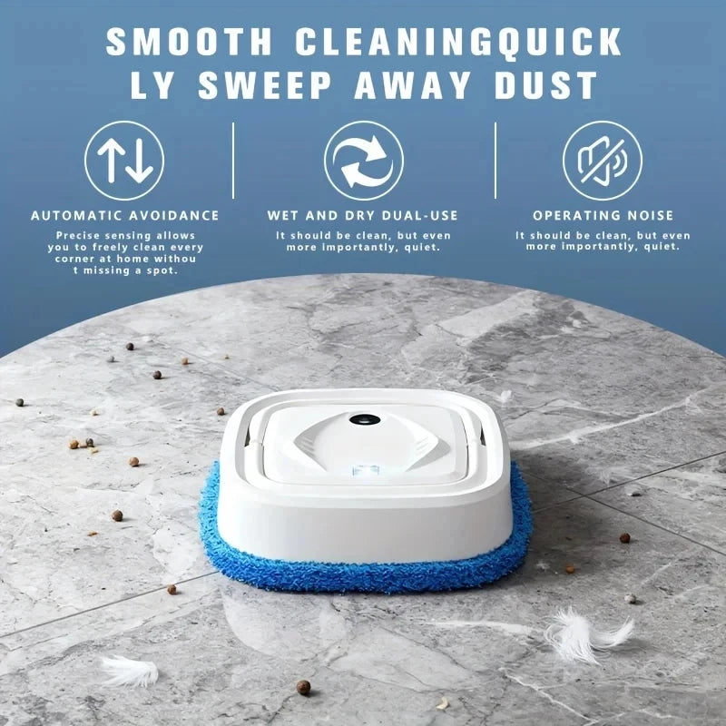 Steam cleaning robot easy to operate direct spray of steam for deep cleaning suitable for pet hair carpets tiles kitchen indoors by Trenches of Mariana