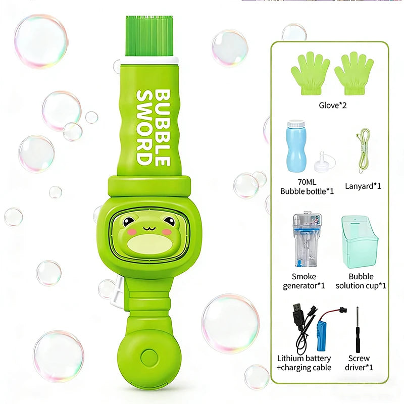 Elastic Bubble Fog Magic Wand Cute Animal Smoke Bubble