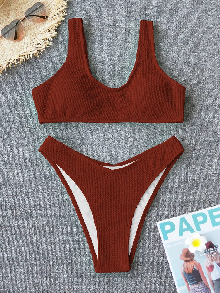 Sexy Bikini 2026 Swimsuit Women Swimwear Push Up Bikini Set Thong Brazilian Bathing Suit Beach Wear Biquini Bather Female