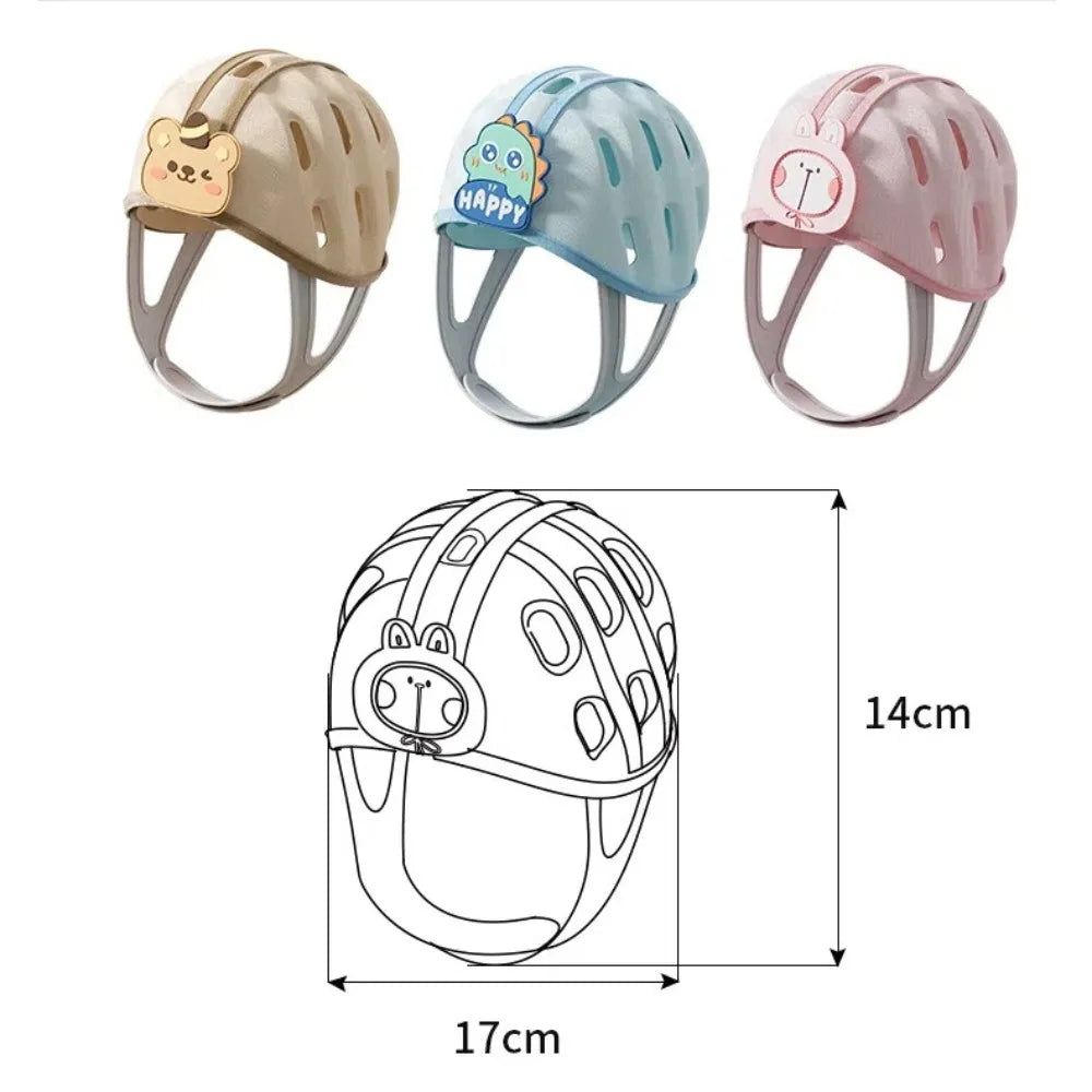 Soft Head Cushion Head Protector Toddler No Bumps Walking Learning Safety Cap 360-Degree Infant Helmet Crawling by Trenches of Mariana