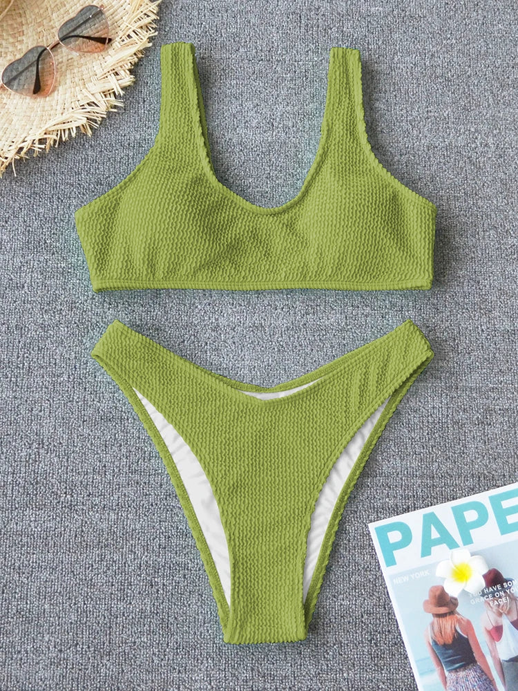 Sexy Bikini 2026 Swimsuit Women Swimwear Push Up Bikini Set Thong Brazilian Bathing Suit Beach Wear Biquini Bather Female