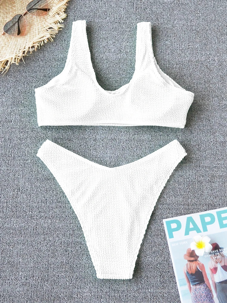 Sexy Bikini 2026 Swimsuit Women Swimwear Push Up Bikini Set Thong Brazilian Bathing Suit Beach Wear Biquini Bather Female