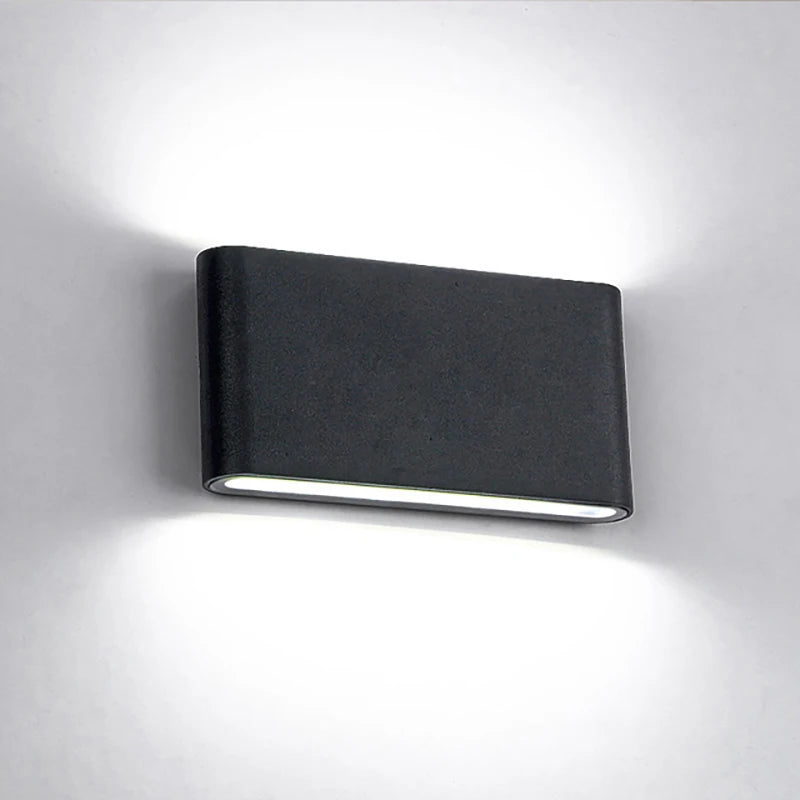 Nordic Wall Light Aluminum IP65 Waterproof Indoor Wall Lamp Up Down Corridor Lights for Home Stairs Bedroom Bedside Lamps by Trenches of Mariana