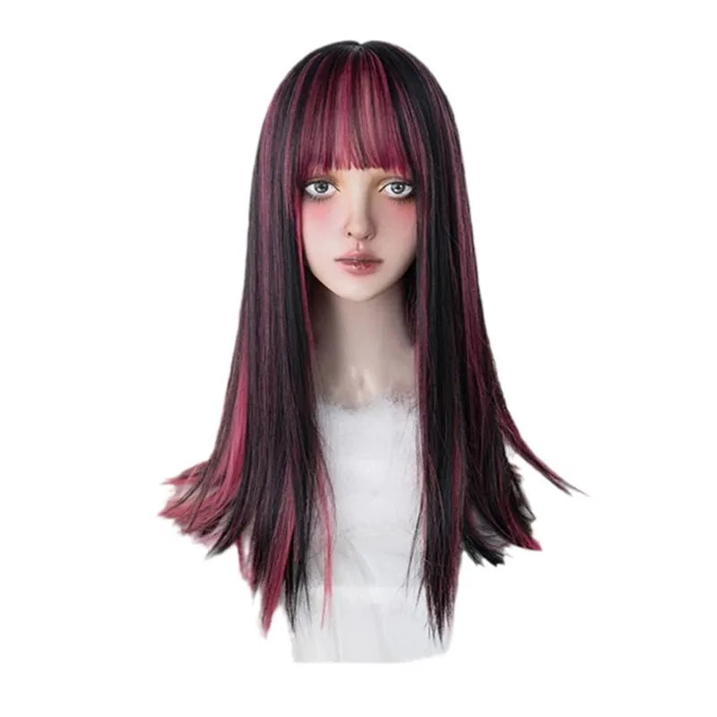 Wolf Cut Cosplay Lacefront synthetic wig