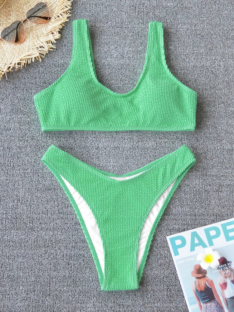 Sexy Bikini 2026 Swimsuit Women Swimwear Push Up Bikini Set Thong Brazilian Bathing Suit Beach Wear Biquini Bather Female