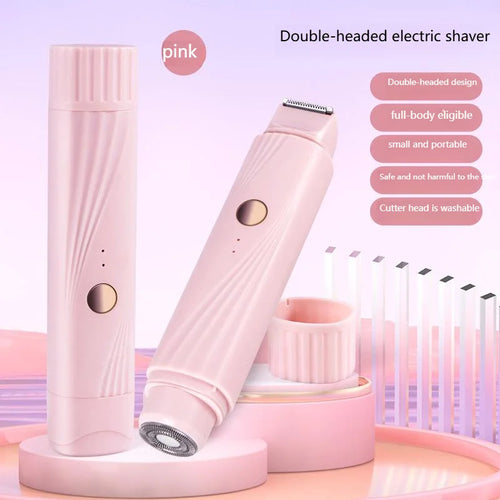 Bikini Trimmer for Women Electric Razor Female Body Epilator Women Electric Shaver for Bikini Legs Underarm Face Hair Remover