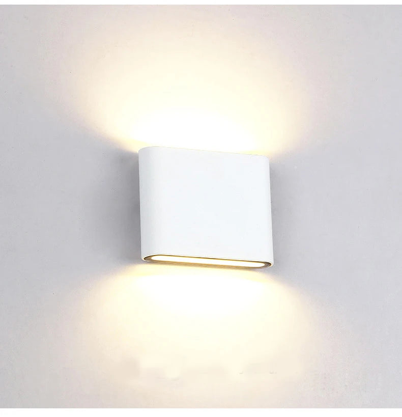 Nordic Wall Light Aluminum IP65 Waterproof Indoor Wall Lamp Up Down Corridor Lights for Home Stairs Bedroom Bedside Lamps by Trenches of Mariana