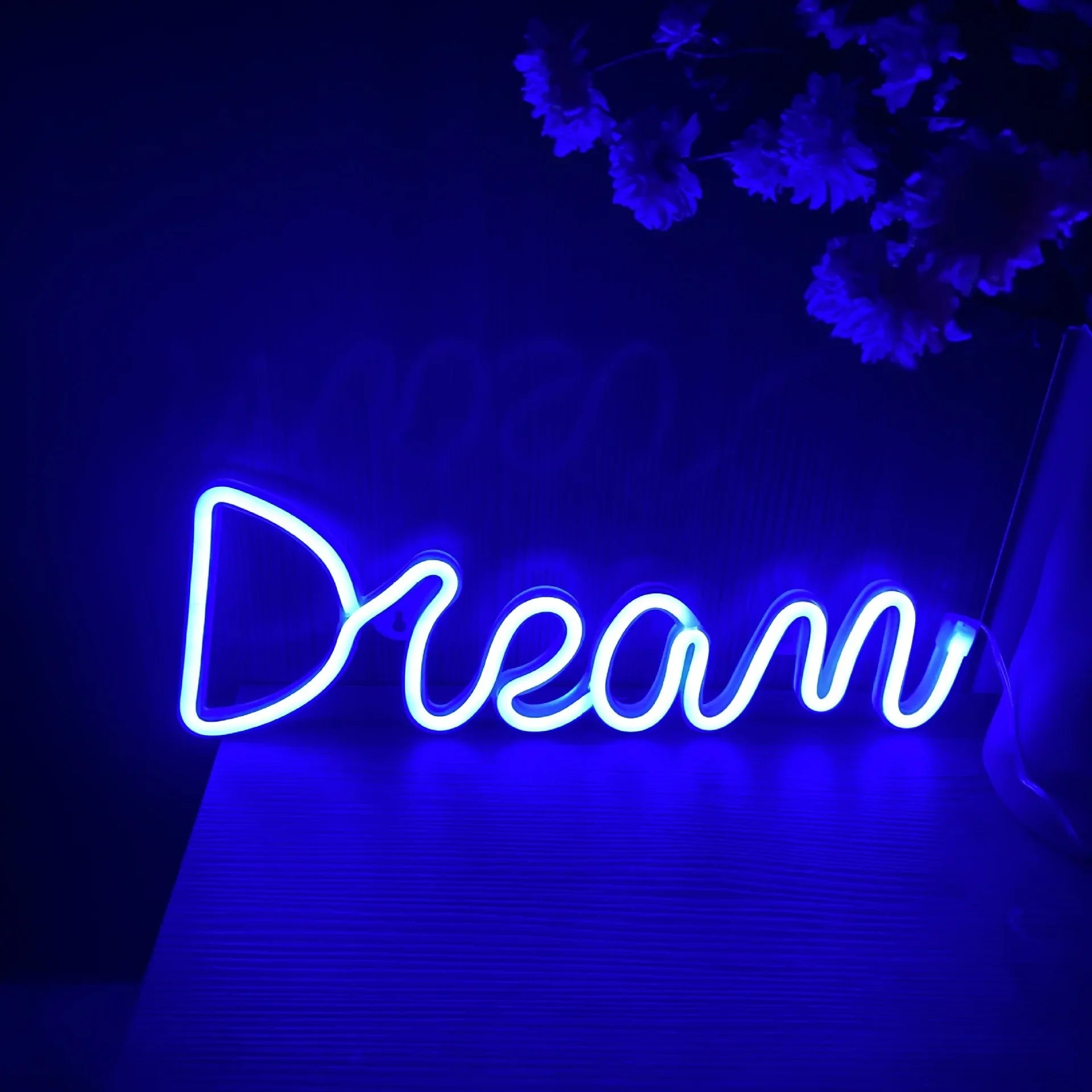 LED Dream Shape Neon Sign Powered By USB and Battery Neon Lamp for Wall study room Living Room Decor Neon Light for Wedding