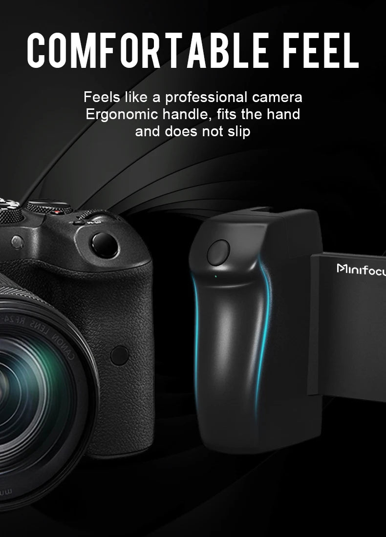 Hand Grip Magsafe: Handheld,Bluetooth,Remote Control,Tripod Mount for iPhone 16,Vlog