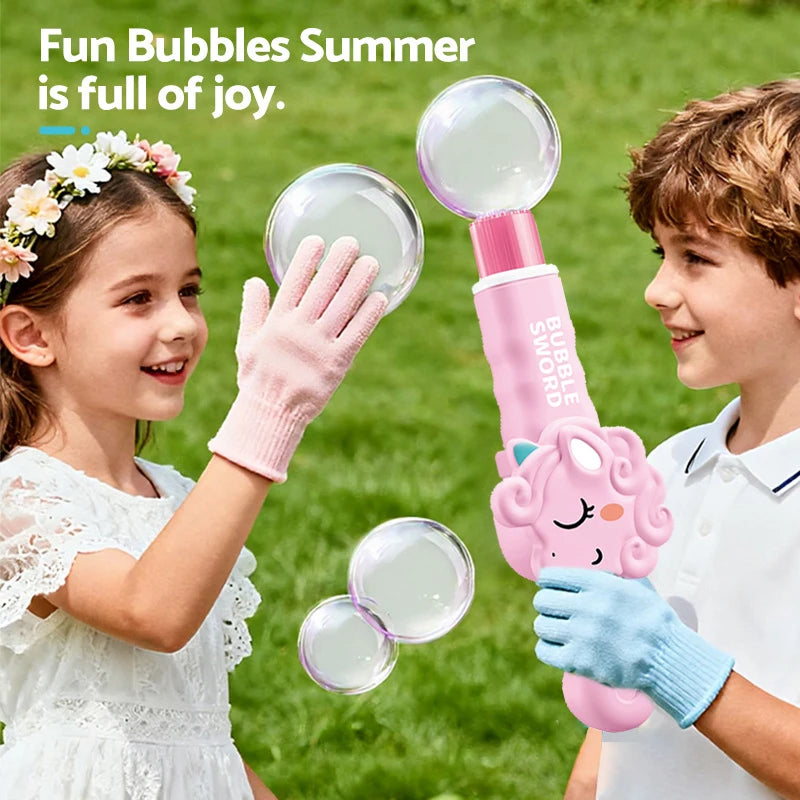 Elastic Bubble Fog Magic Wand Cute Animal Smoke Bubble