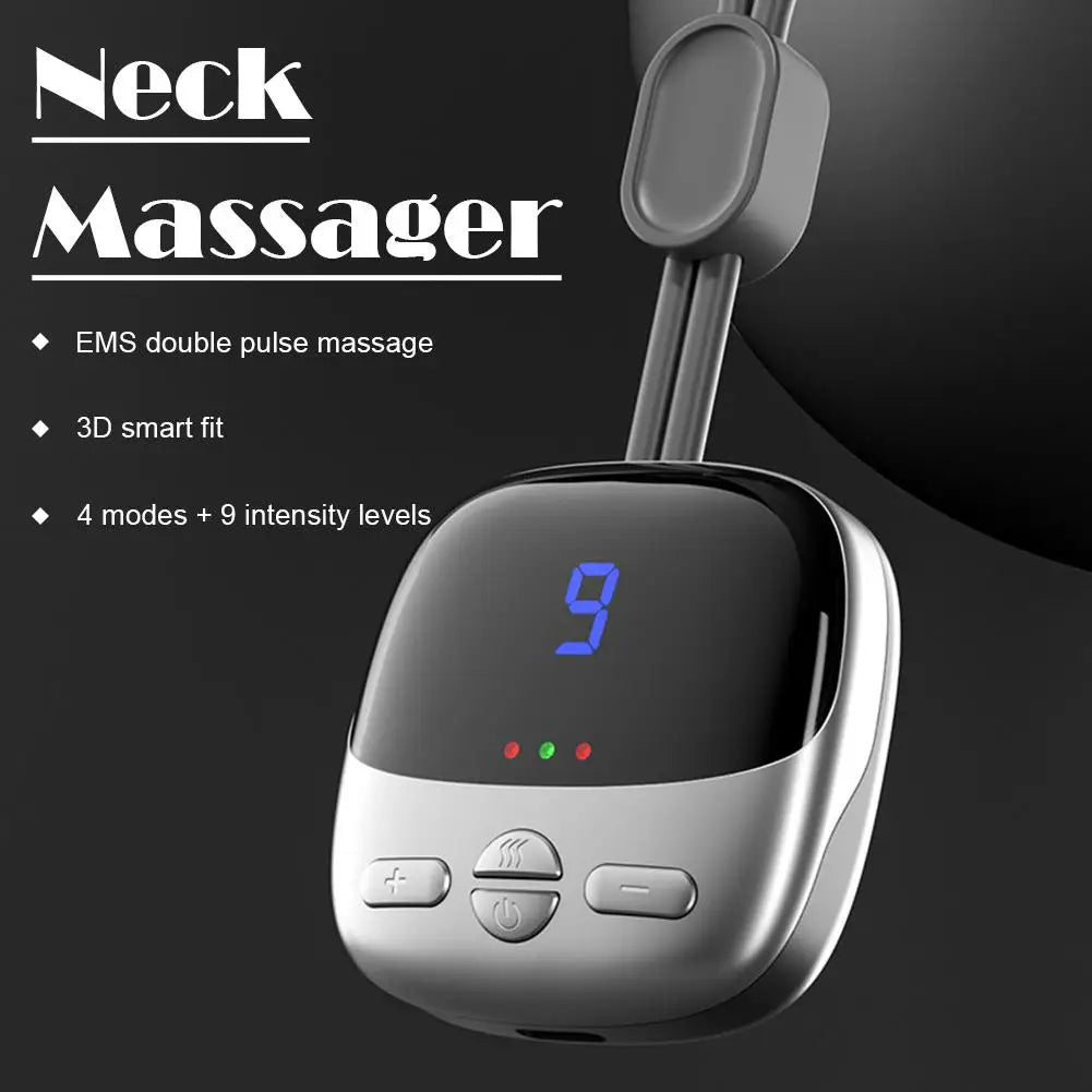 PORTABLE NECK, ELECTROMAGNETIC MASSAGER