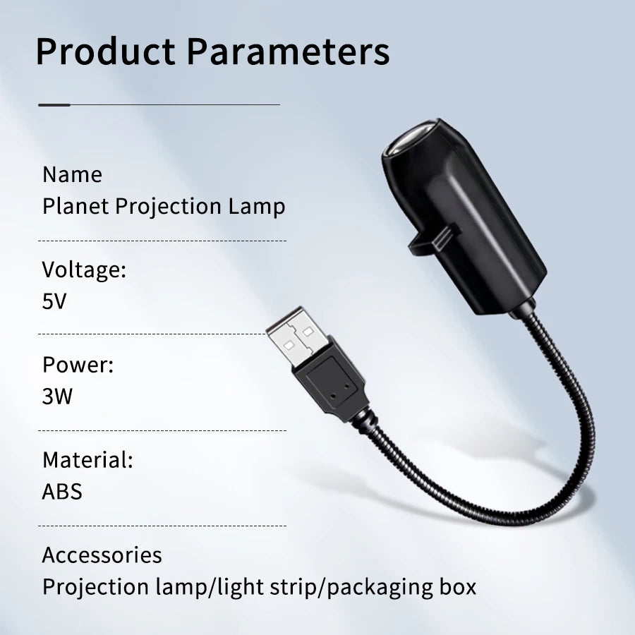 USB Projection Lamp Planet/Halloween/Christmas Theme Indoor Ceiling Projection Night Lamp For Room Wall Decoration Festival Gift by Trenches of Mariana