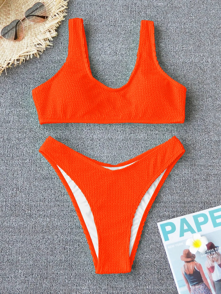 Sexy Bikini 2026 Swimsuit Women Swimwear Push Up Bikini Set Thong Brazilian Bathing Suit Beach Wear Biquini Bather Female