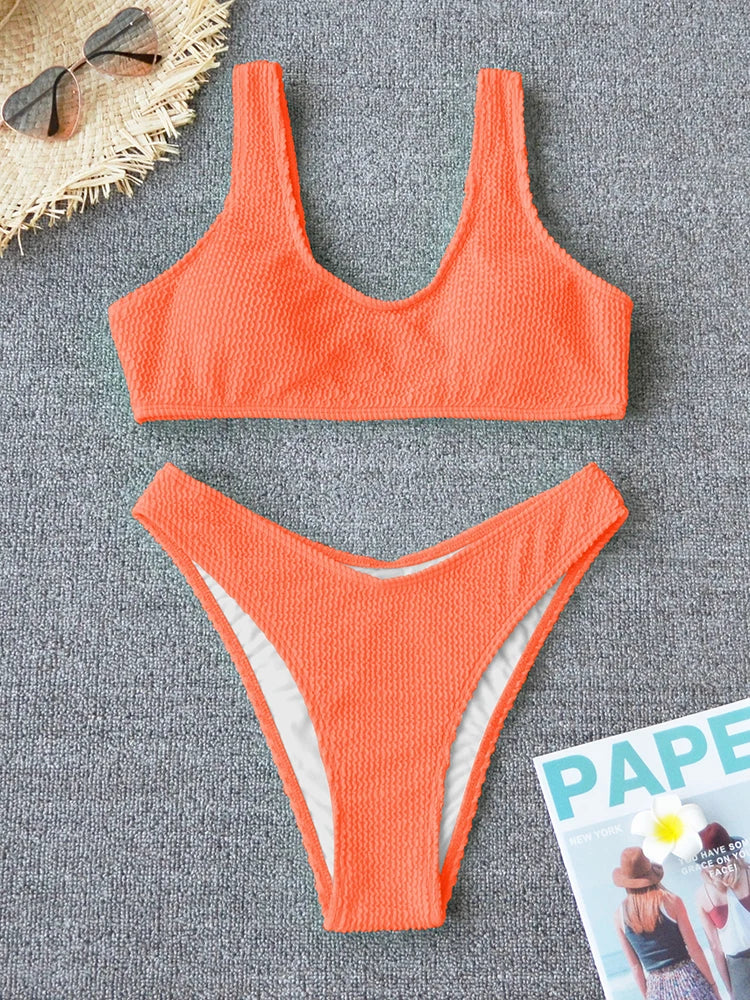 Sexy Bikini 2026 Swimsuit Women Swimwear Push Up Bikini Set Thong Brazilian Bathing Suit Beach Wear Biquini Bather Female