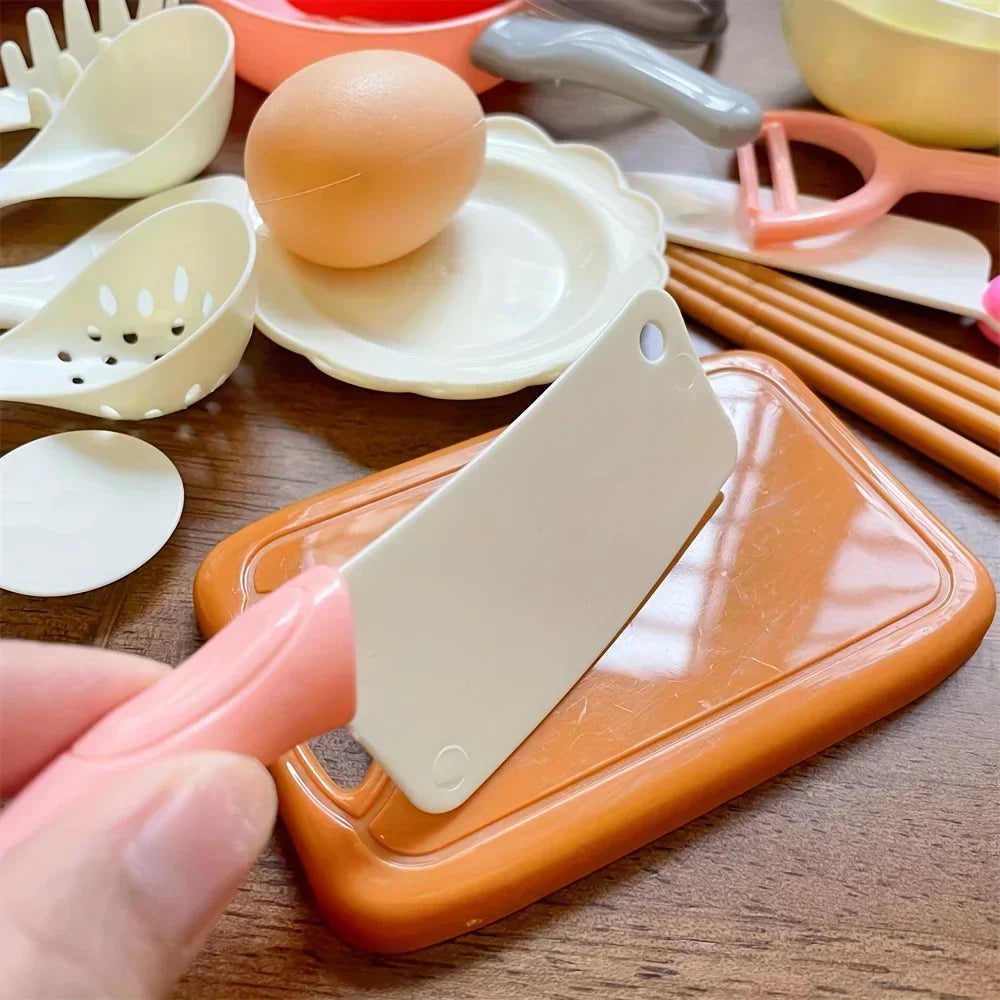 Kids Kitchen Set with Realistic Cooking Tools Creative Role Play Toys for Boys and Girls Gifts for Children's Imaginative Play by Trenches of Mariana