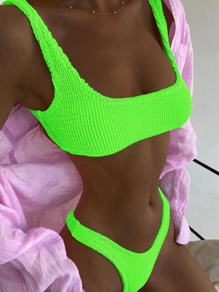 Sexy Bikini 2026 Swimsuit Women Swimwear Push Up Bikini Set Thong Brazilian Bathing Suit Beach Wear Biquini Bather Female