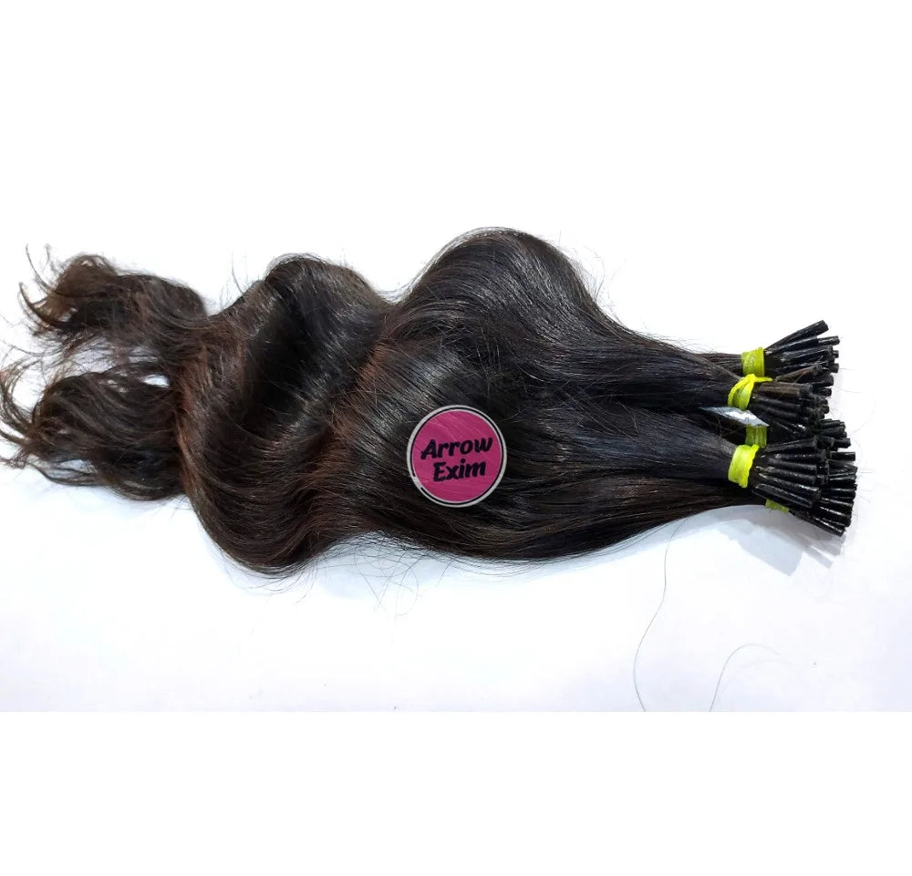Body Wave I-Tip Indian Remy Human Hair Extensions Chemical-Free
