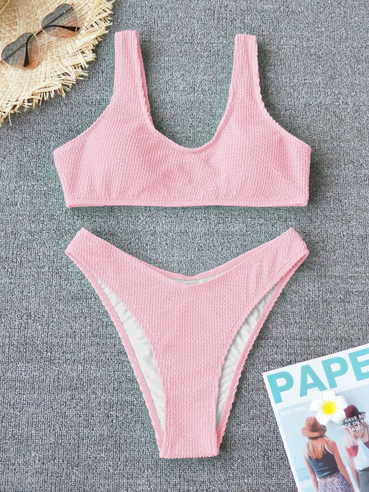 Sexy Bikini 2026 Swimsuit Women Swimwear Push Up Bikini Set Thong Brazilian Bathing Suit Beach Wear Biquini Bather Female