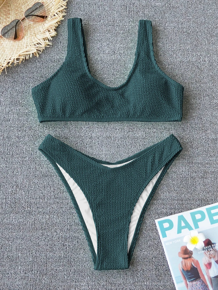 Sexy Bikini 2026 Swimsuit Women Swimwear Push Up Bikini Set Thong Brazilian Bathing Suit Beach Wear Biquini Bather Female