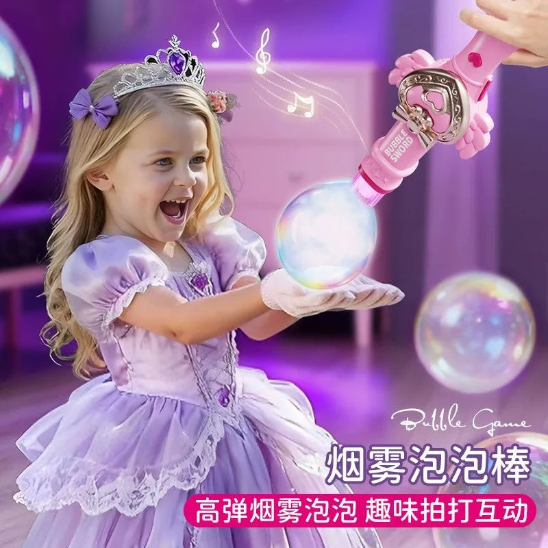 Elastic Bubble Fog Magic Wand Cute Animal Smoke Bubble