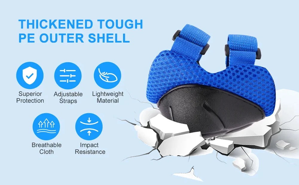 Kids Knee Pads Elbow Pads Age 3-7 Toddler Boys Girls, 6 In 1 Protective Gear Safety Set with Wrist Guard for Skating Cycling New by Trenches of Mariana