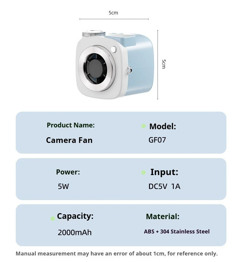 It’s a Fan (shaped like a camera)