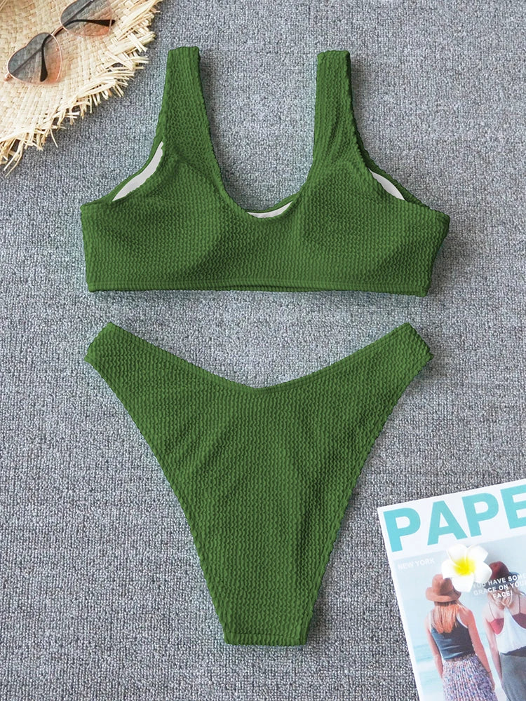 Sexy Bikini 2026 Swimsuit Women Swimwear Push Up Bikini Set Thong Brazilian Bathing Suit Beach Wear Biquini Bather Female