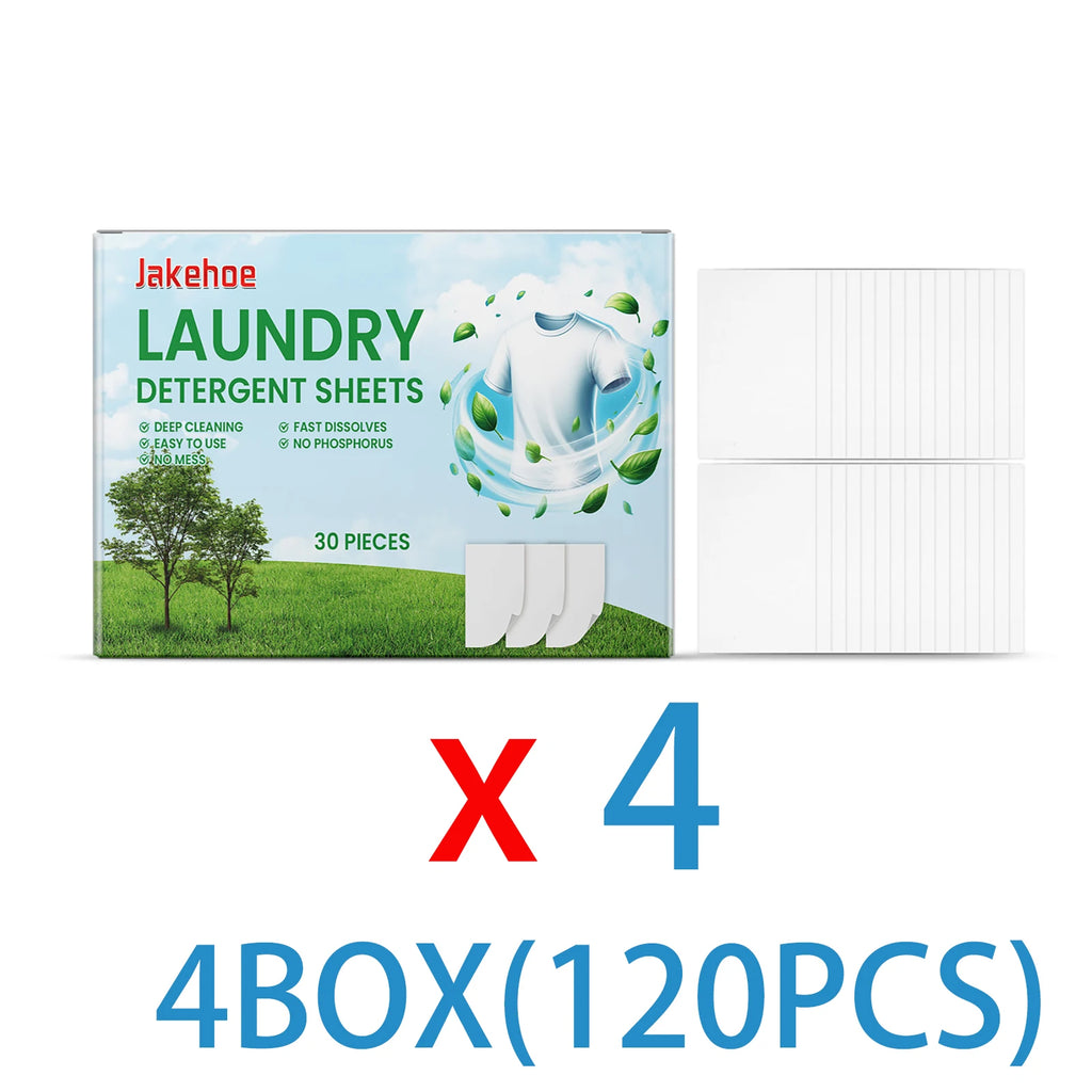 Eco-friendly laundry detergent sheets by Trenches of Mariana, compact sensitive skin cleaning pods with a long-lasting fresh scent.
