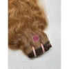 Arrow Exim Honey Blonde Curly Remy Indian Hair Extensions No Shedding Machine Double Weft Weave Bundle 100g
