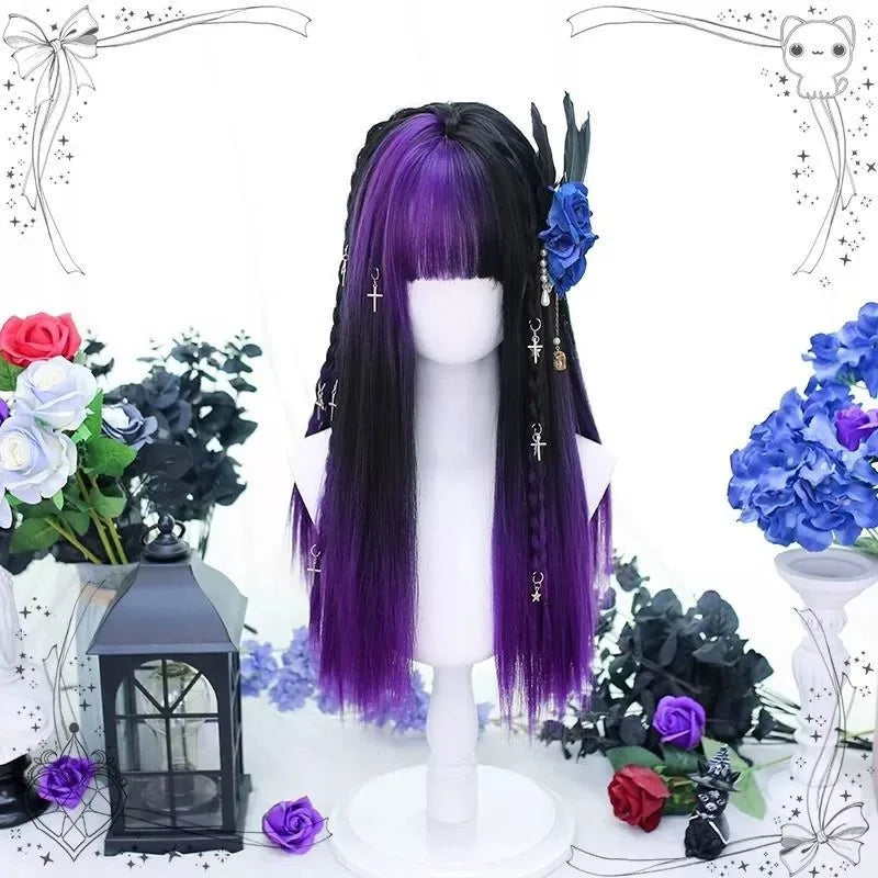Wolf Cut Cosplay Lacefront synthetic wig