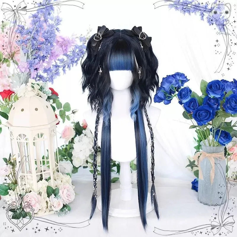 Wolf Cut Cosplay Lacefront synthetic wig