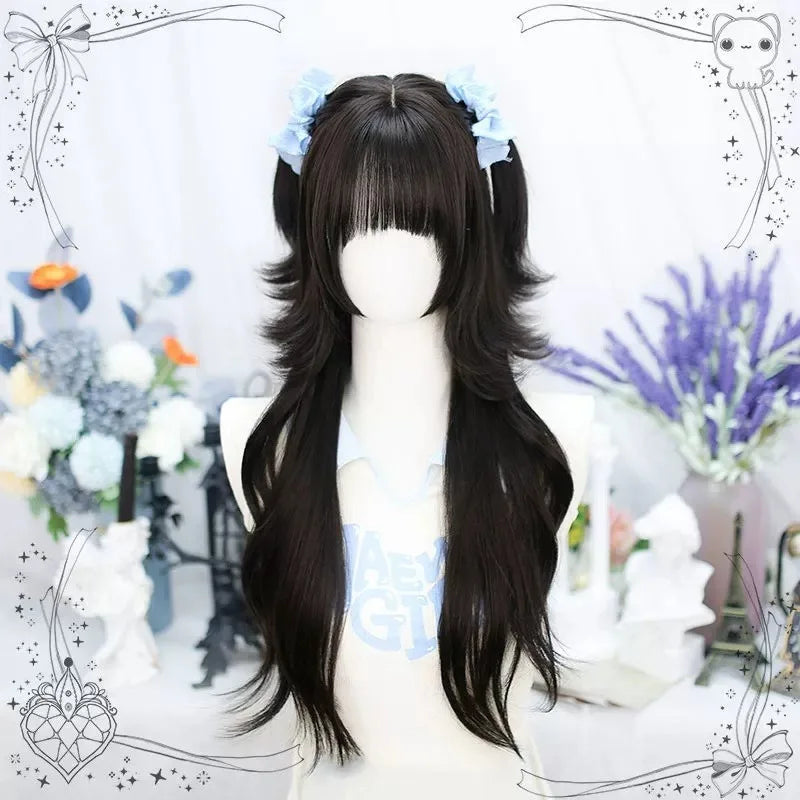 Wolf Cut Cosplay Lacefront synthetic wig