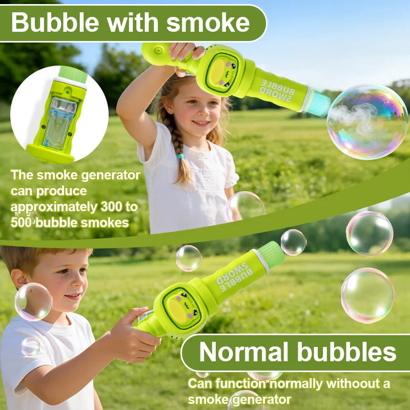 Elastic Bubble Fog Magic Wand Cute Animal Smoke Bubble