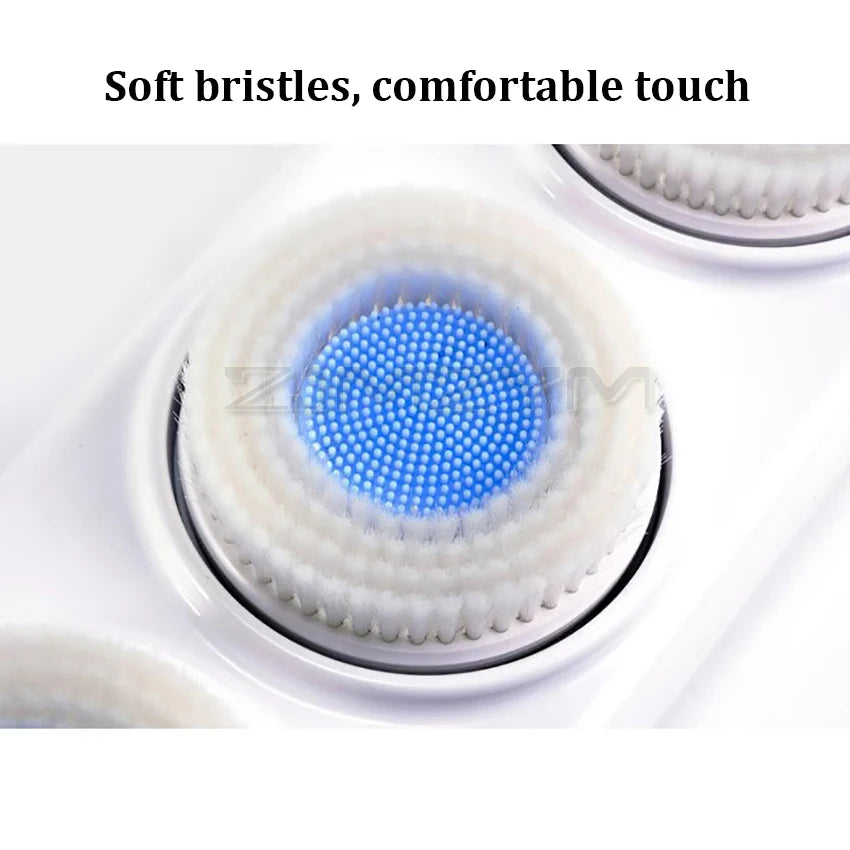 Electric Shower Brush Body Scrubber Exfoliating Massage Wall-mounted Automatic Back Rubbing Bath Shower Massage Brush by Trenches of Mariana