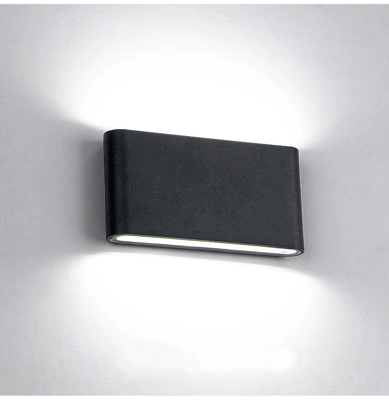 Nordic Wall Light Aluminum IP65 Waterproof Indoor Wall Lamp Up Down Corridor Lights for Home Stairs Bedroom Bedside Lamps by Trenches of Mariana