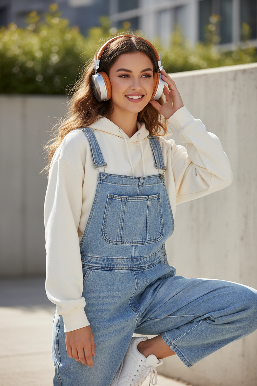 Classic HIFI Retro Wireless Headset Foldable Millennium Wind Wireless Headphones Vintage Brown Retro Headphone Lisening Music