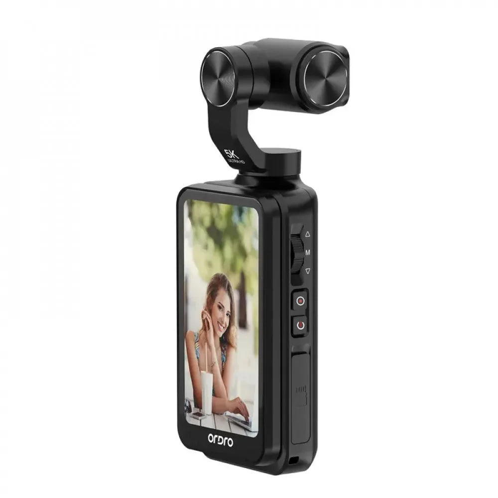Action Camera 4k Handheld Pocket Digital Camcorder 3-axis Gimbal Stabilization IR Night Vision Vlog Videos Camera For Gift