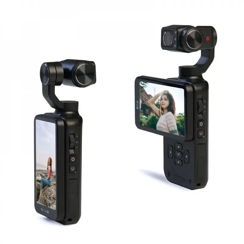 Action Camera 4k Handheld Pocket Digital Camcorder 3-axis Gimbal Stabilization IR Night Vision Vlog Videos Camera For Gift