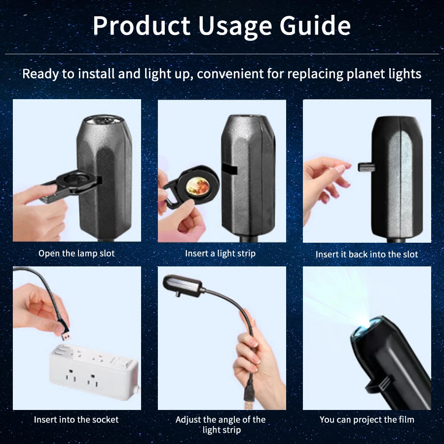 USB Projection Lamp Planet/Halloween/Christmas Theme Indoor Ceiling Projection Night Lamp For Room Wall Decoration Festival Gift by Trenches of Mariana