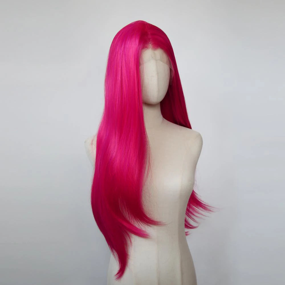 26/24/22/20 inch Pink Lace Front Wig  Straight 13*4 Lace High Quality Synthetic Lace