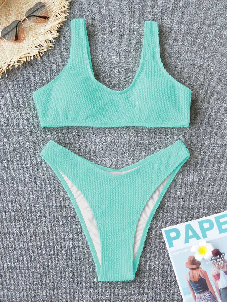 Sexy Bikini 2026 Swimsuit Women Swimwear Push Up Bikini Set Thong Brazilian Bathing Suit Beach Wear Biquini Bather Female