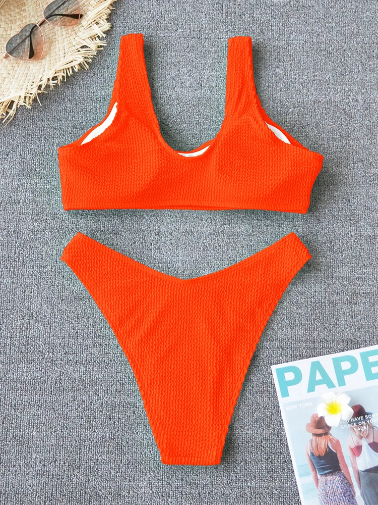 Sexy Bikini 2026 Swimsuit Women Swimwear Push Up Bikini Set Thong Brazilian Bathing Suit Beach Wear Biquini Bather Female