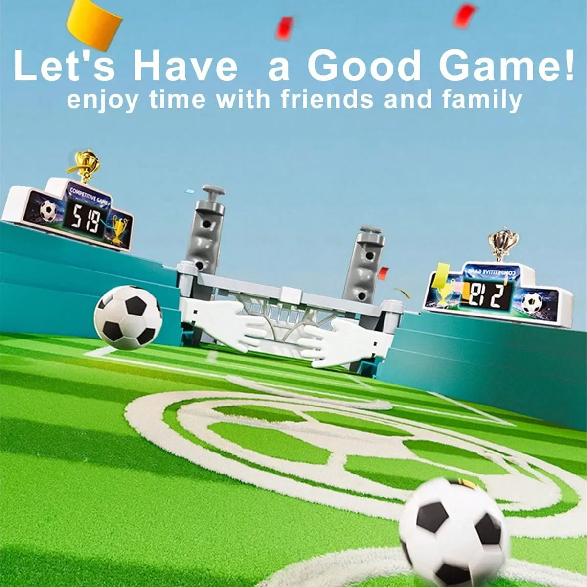 Parent-Child Interactive Puzzle Game Table Football, Tabletop