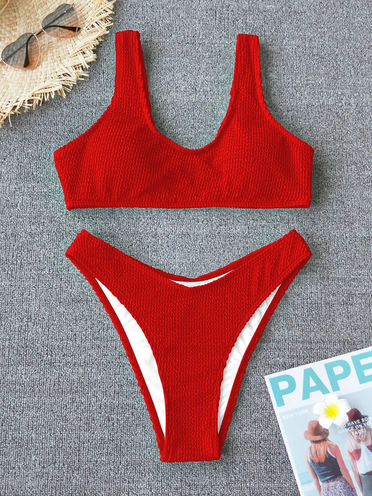 Sexy Bikini 2026 Swimsuit Women Swimwear Push Up Bikini Set Thong Brazilian Bathing Suit Beach Wear Biquini Bather Female