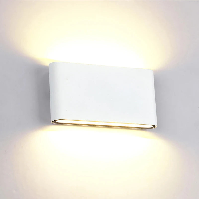 Nordic Wall Light Aluminum IP65 Waterproof Indoor Wall Lamp Up Down Corridor Lights for Home Stairs Bedroom Bedside Lamps by Trenches of Mariana