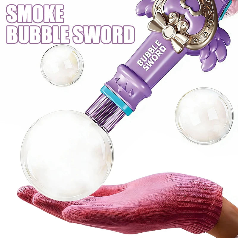 Elastic Bubble Fog Magic Wand Cute Animal Smoke Bubble