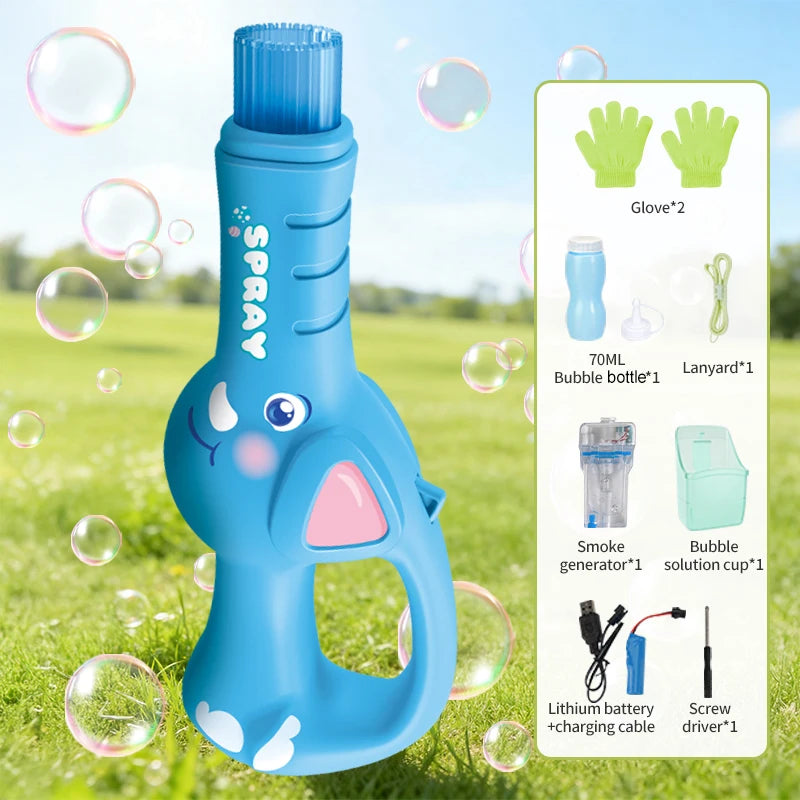 Elastic Bubble Fog Magic Wand Cute Animal Smoke Bubble