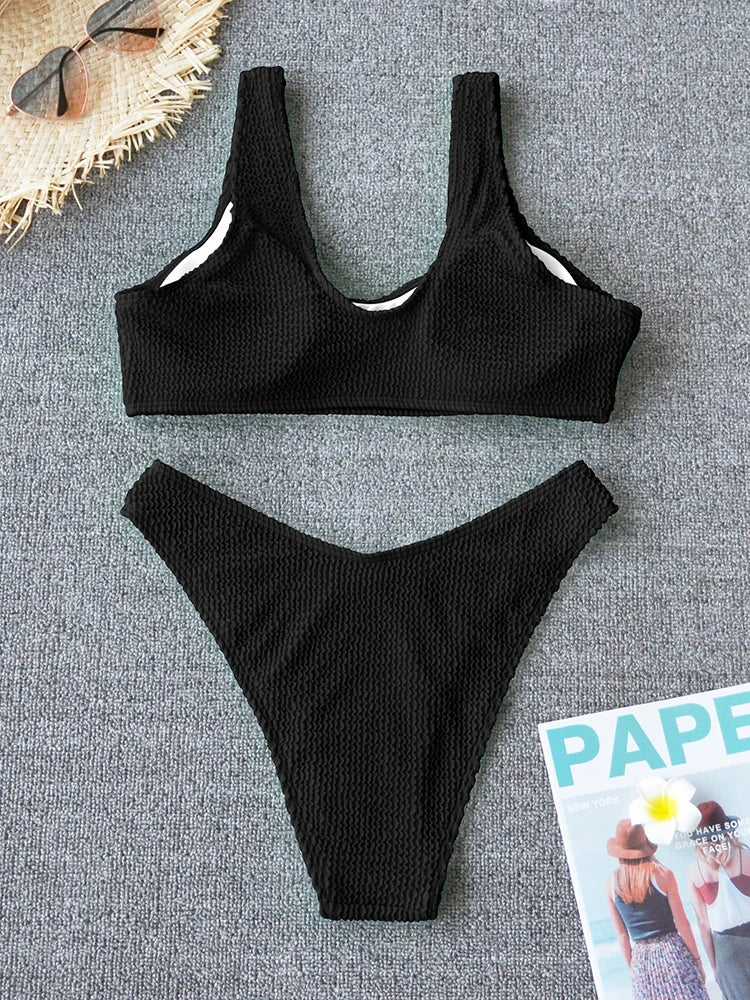 Sexy Bikini 2026 Swimsuit Women Swimwear Push Up Bikini Set Thong Brazilian Bathing Suit Beach Wear Biquini Bather Female