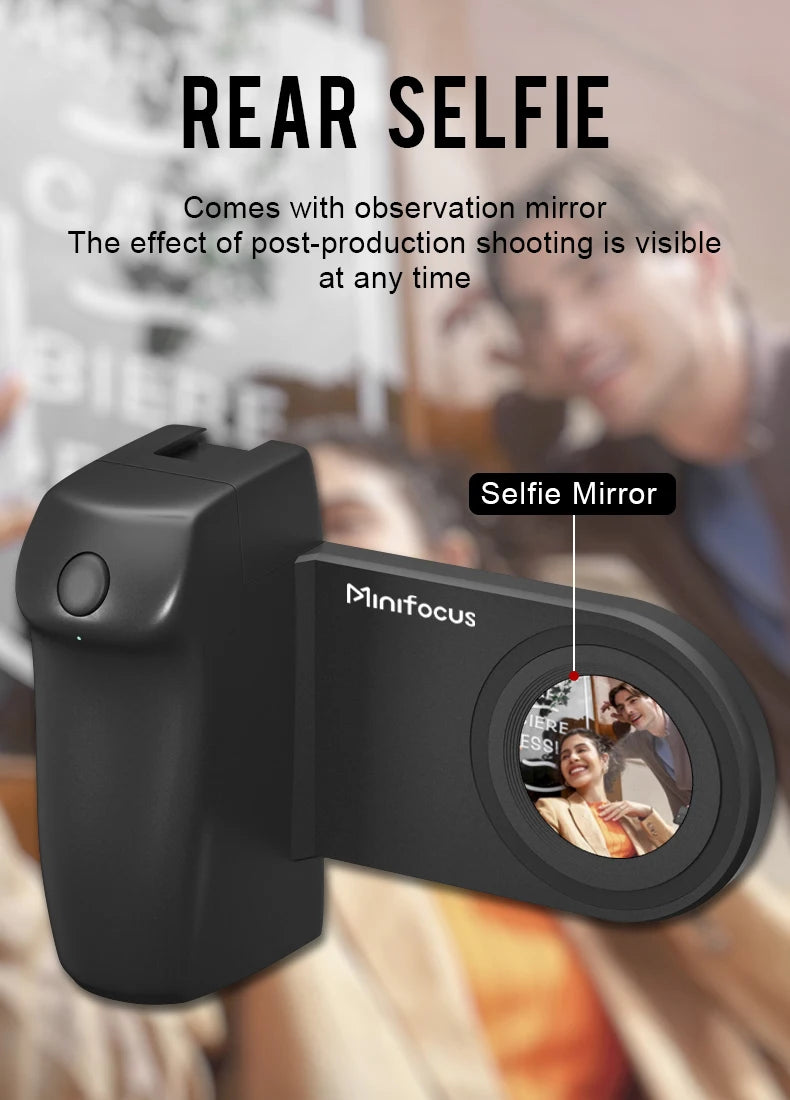 Hand Grip Magsafe: Handheld,Bluetooth,Remote Control,Tripod Mount for iPhone 16,Vlog